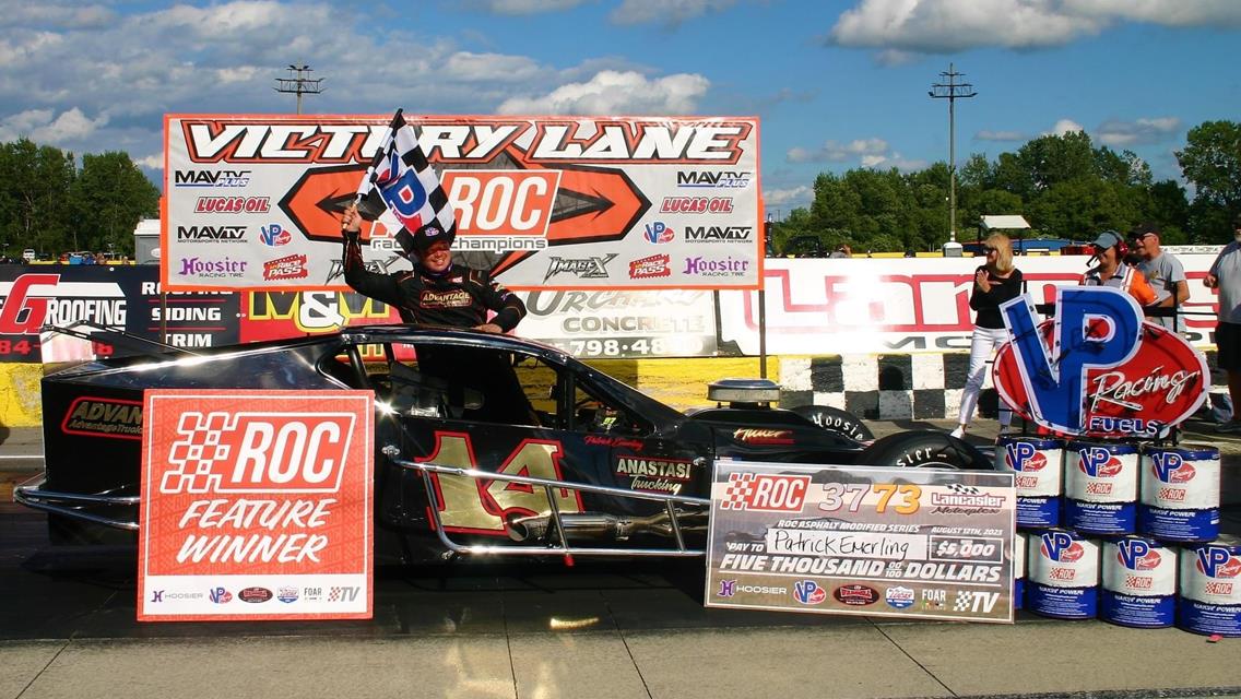 Patrick Emerling Crosses Finish Line 1st in Tommy Druar Tony Jankowiak 110