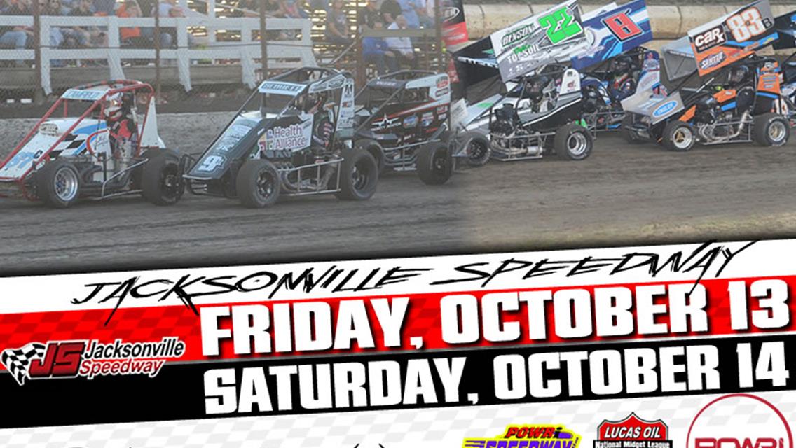 Super Weekend at Jacksonville Speedway Fri 10/13 &amp; Sat 10/14