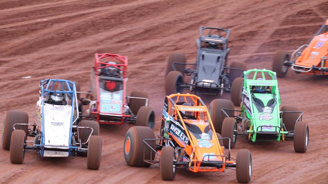 Rain Cuts ASCS Elite Non-Wing Short At Lawton Speedway