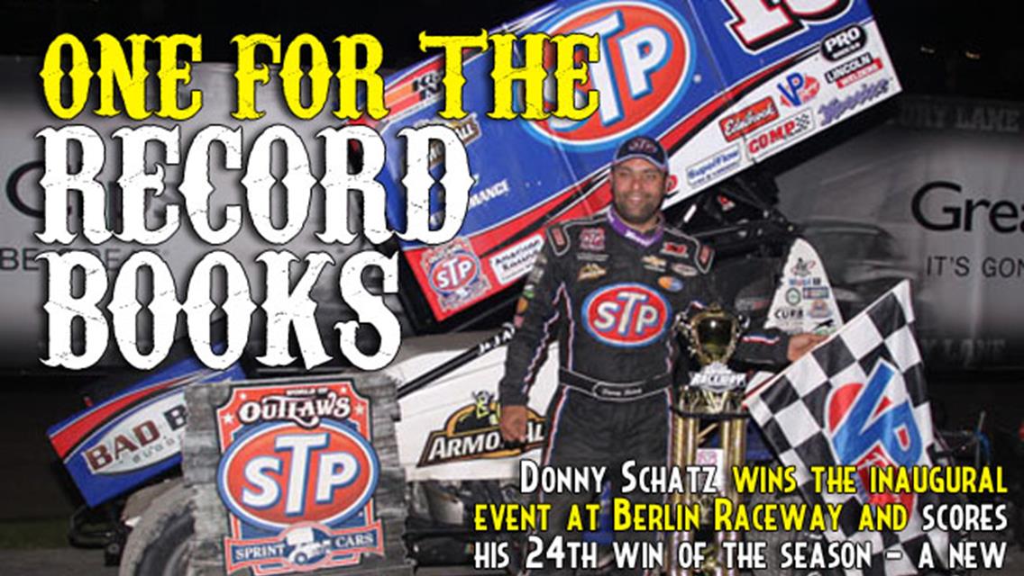 Donny Schatz Makes History at Berlin Raceway