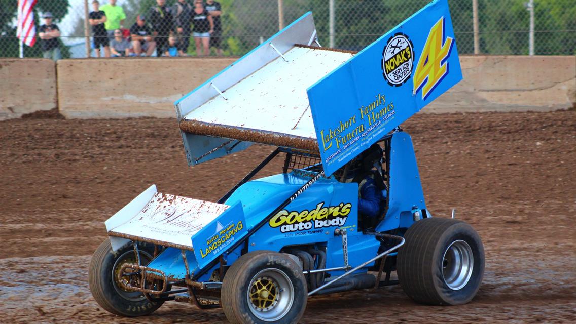Paul Pokorski searches for speed at Plymouth in back-up car