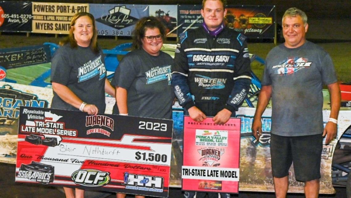 Wagner Speedway (Wagner, SD) – Repairable Vehicles.com Tri-State Series – August 11th, 2023. (Jamie Borkowski photo)