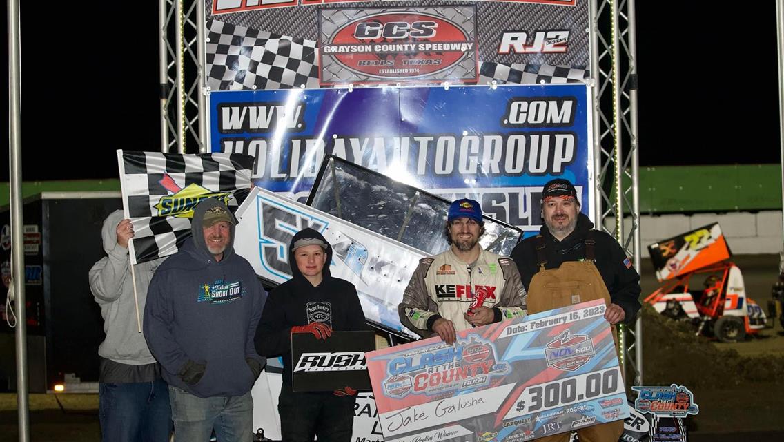 Galusha, Garcia, and Weger Garner NOW600 National Opener Victories at Grayson County!