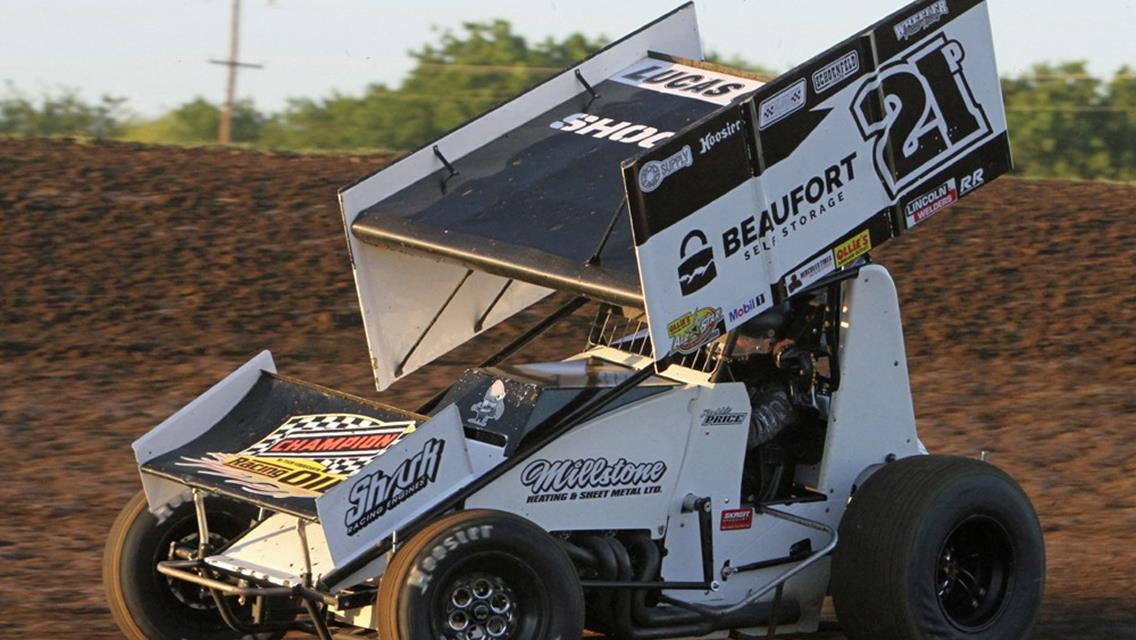Price Qualifies for One Feature to Highlight Disappointing Hockett/McMillin Memorial at Lucas Oil Speedway