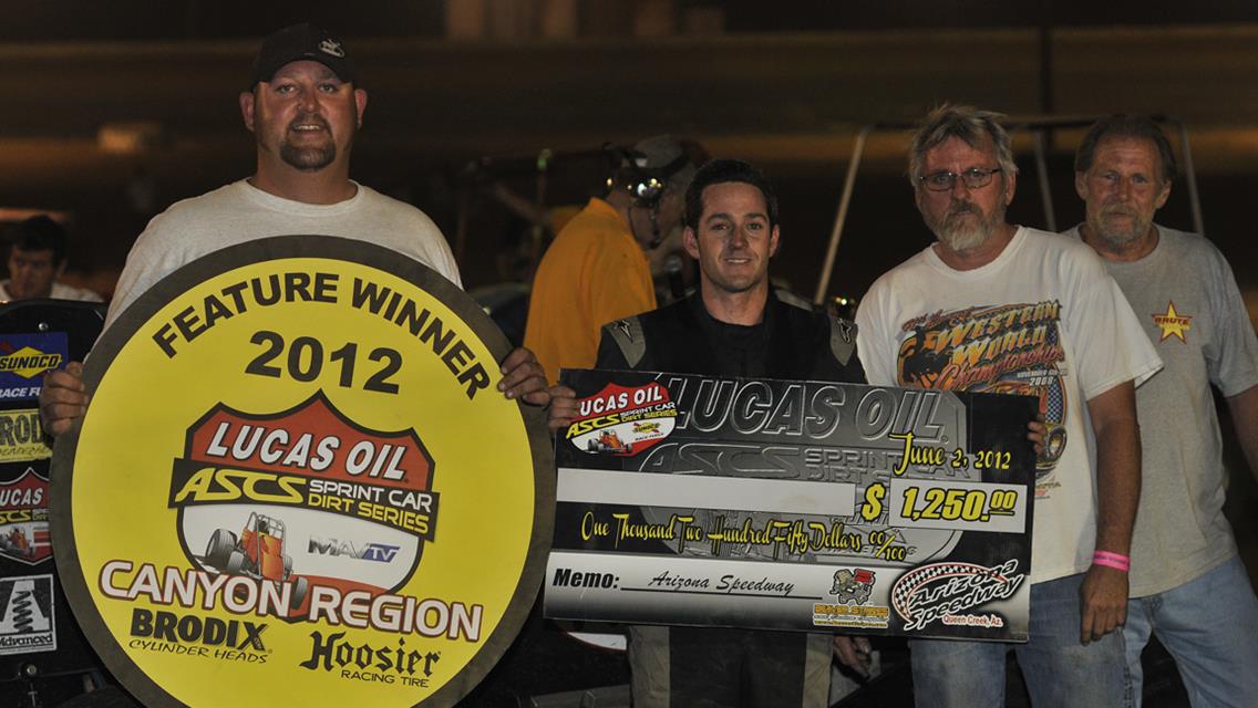 Clark Seizes Canyon Score at Arizona Speedway!