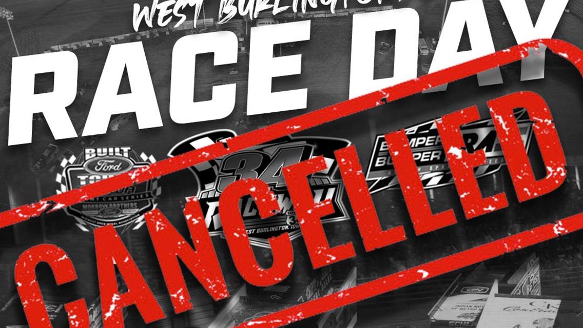 34 RACEWAY SEASON OPENER CANCELLED