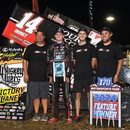 LATE-DAY MAGIC: Corey Day Pounces on Chase Randall in Final Laps at I-70 for Fourth High Limit Win of 2024