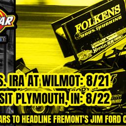 All Stars to visit Wilmot and Plymouth on August 21-22, Sanction Fremont's Jim Ford Classic in October
