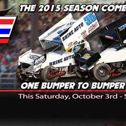 EPIC SEASON TO CONCLUDE FOR THE BUMPER TO BUMPER IRA OUTLAW SPRINTS THIS SATURDAY NIGHT AT PLYMOUTH!