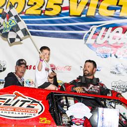 Sheets captures USRA B-Mod feature to headline Lucas Oil Speedway program