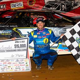 McCreadie Wins with Last Lap Pass at Hagerstown