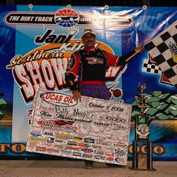 "Mr. Smooth" Billy Moyer Wins the Jani-King Southern Showdown at The Dirt Track @ Lowe's Motor Speedway