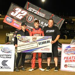 Bryce Lucius Wins First Feature of Ohio Sprint Speedweek