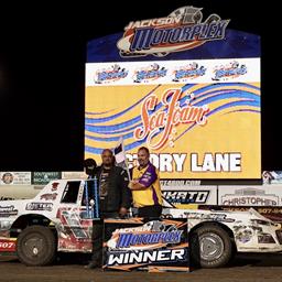 Luinenburg, Menk, Probst, Looft and Erickson Triumphant at Jackson Motorplex During Fan Appreciation Night