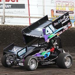 Beierle Reaches First 410 Feature with National Sprint League at Huset’s