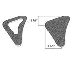 A&A 90° Heavy Duty Corner Gusset, 1/8 Steel 4/Pack