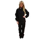 Dynamic Racewear 2-Piece SFI 3.2A/1 Suit, Black/Red Trim
