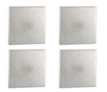 A&A Square Tubing End Cap, 1-1/2 x 1-1/2 .085 Steel 4/Pack