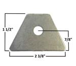 A&A Body Tab, 1/2 Hole  .085 Steel 4/Pack