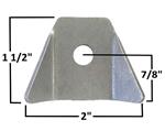 A&A Body Tab, 1/2 Hole  .085 Steel 4/Pack