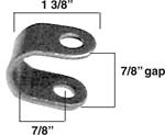 A&A Heim Joint Clevis, 3/8 Hole  7/8 Gap