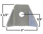 A&A Body Tab, 3/8 Hole  .085 Steel 4/Pack