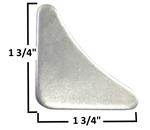 A&A Standard Gusset No Hole, 1-3/4 Length 10/Pack