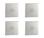 A&A Square Tubing End Cap, 1 x 1 .085 Steel 4/Pack