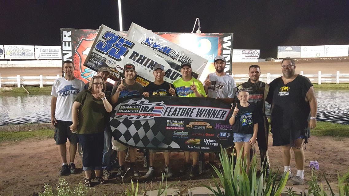 REVERSAL OF FORTUNE, SCHMIDT SLIDES NEITZEL FOR VICTORY, CAUTIONS ADD DRAMA WITH GREEN, WHITE CHECKERED FINISH!