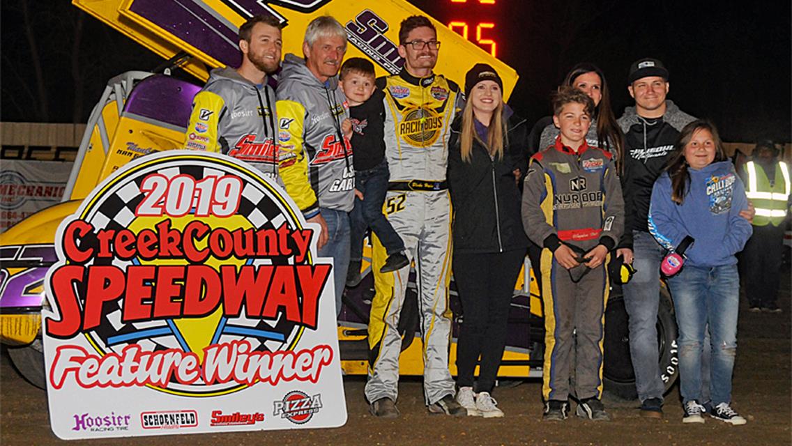 Blake Hahn Triumphs With ASCS Sooner At Creek County Speedway