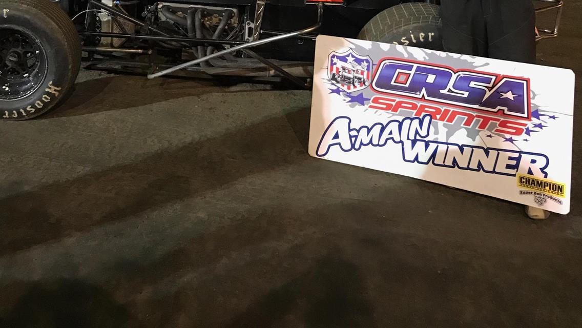 Thomas Radivoy Defends his Territory on the Hard Clay at the Orange County Fair Speedway