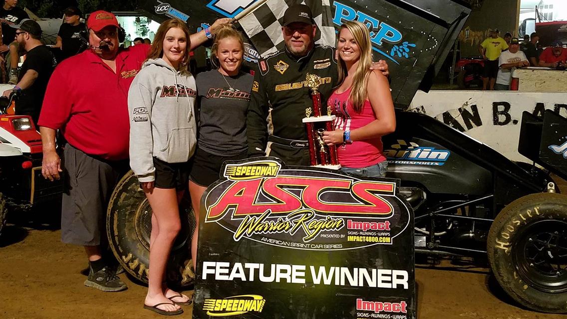 Randy Martin Rolls To Double X Speedway Victory With ASCS Warrior Region