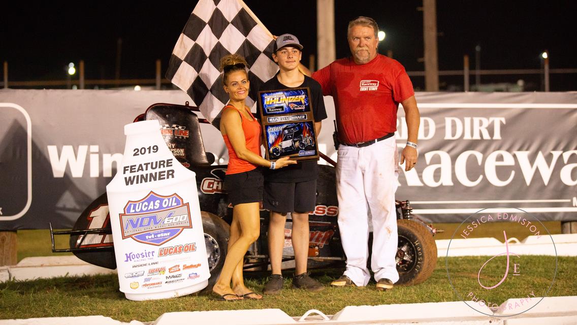 Mahaffey Tops Lucas Oil NOW600 Series Tuesday Night Thunder Race at Red Dirt Raceway