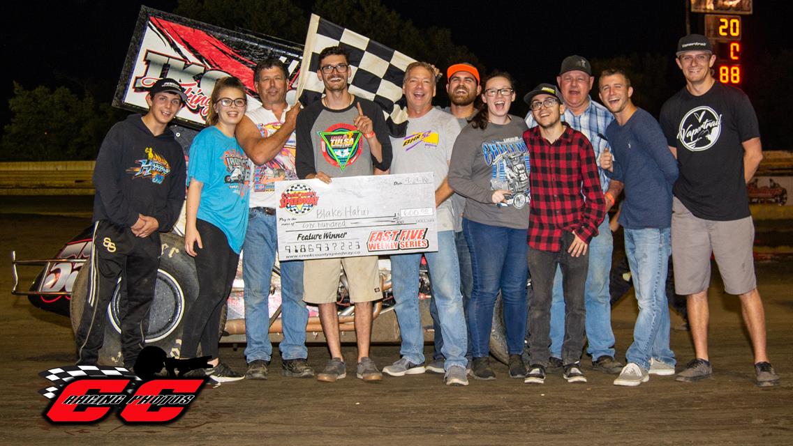 Hahn, Dean, Goodman, McSperitt ,and Longacre Claim Wins At Creek County Speedway
