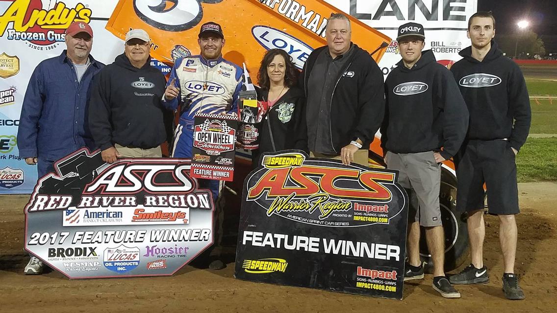 Brad Loyet Off The Final Turn Wins ASCS Regional Showdown At Lucas Oil Speedway