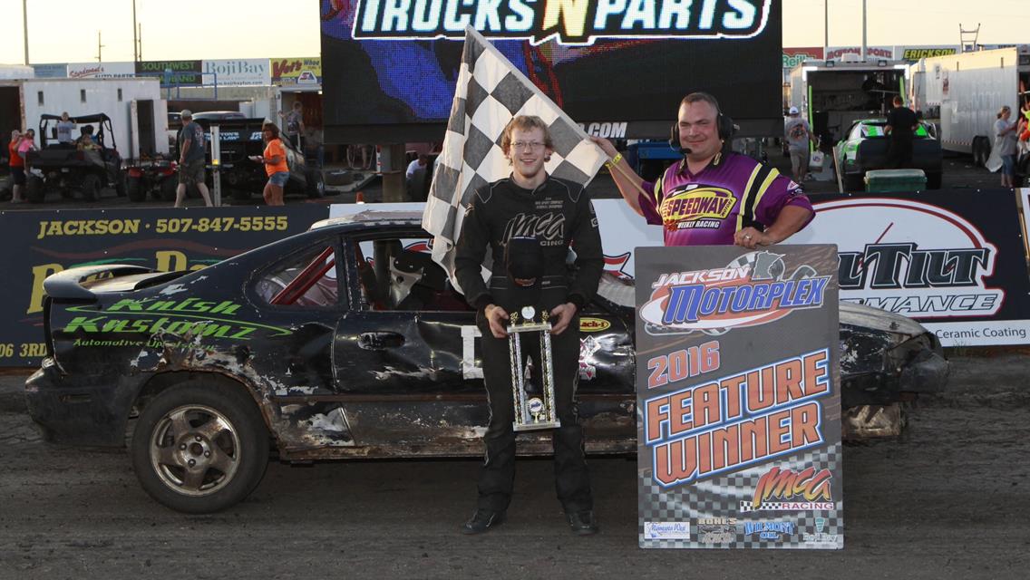 Coopman Captures Record-Setting Seventh Straight Win at Jackson Motorplex with Looft, Larson, Nielsen and Lonneman Also Victorious