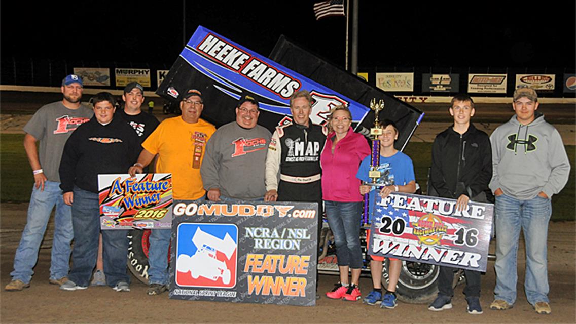 Droud Decimates NCRA/NSL Sprint Cars at Dodge City