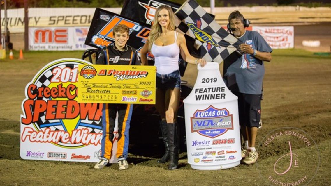 Daugherty and Timms Drive to NOW600 Lucas Oil National Victory at Creek County Speedway