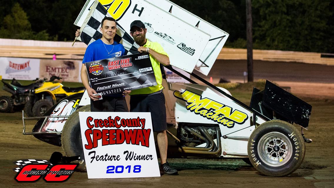 Harris, Wiseley, and McQuary Nab First Wins Of 2018 While McSperitt Family Doubles Up At Creek County Speedway