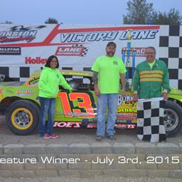 Derek Poland Celebrates July 4th Weekend with Street Stock Special Win