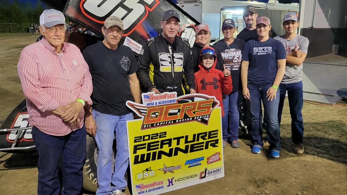 Winning was best medicine for Johnny Kent at Creek County Speedway