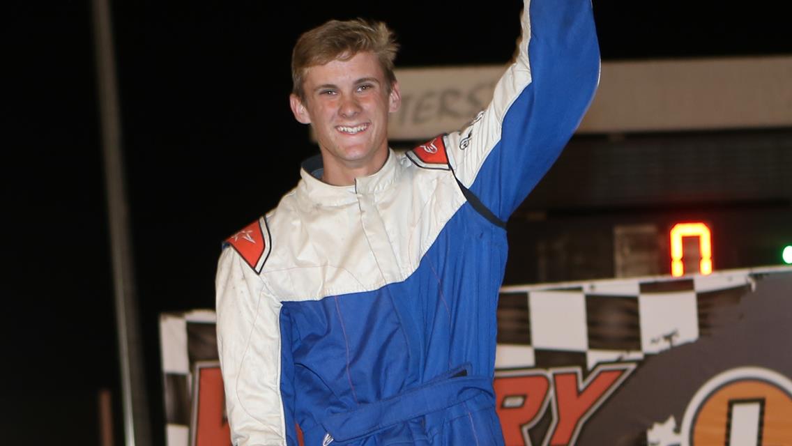 Corbin Erickson gets first career win on wild night at I-90 Speedway