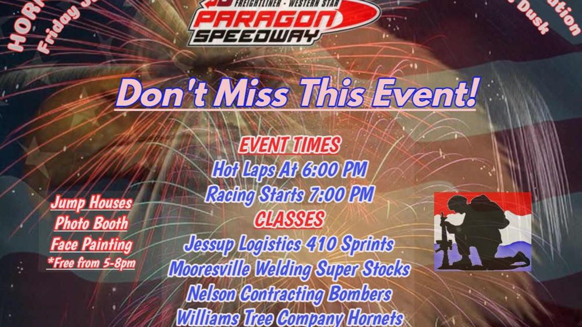 HORNET SPECIAL - 4TH OF JULY WEEKEND